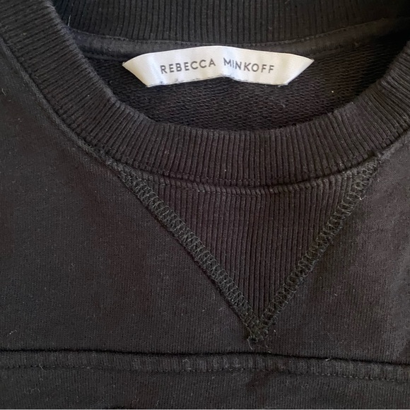 Rebecca Minkoff LOVE Cropped Sweatshirt - Picture 4 of 11